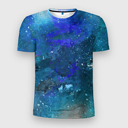 Футболка спортивная мужская Космическое облако, цвет: 3D-принт