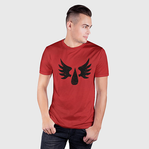 Мужская спорт-футболка Кровавые ангелы цвет легиона 9 / 3D-принт – фото 3
