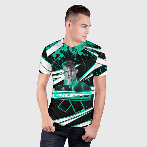 Мужская спорт-футболка Niletto: Данила Прытков / 3D-принт – фото 3