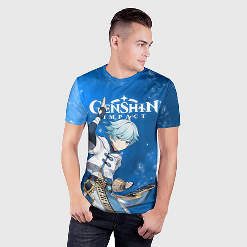 Мужская спорт-футболка ЧУНЬ ЮНЬ CHONGYUN КРИО / 3D-принт – фото 3