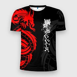 Мужская спорт-футболка Токийские Мстители: Красный дракон