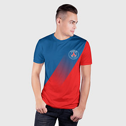 Футболка спортивная мужская PSG GRADIENT SPORT UNIFORM, цвет: 3D-принт — фото 2