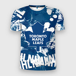 Футболка спортивная мужская Торонто Мейпл Лифс, Toronto Maple Leafs, цвет: 3D-принт