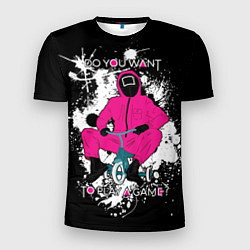 Футболка спортивная мужская Do you want to play a game?, цвет: 3D-принт