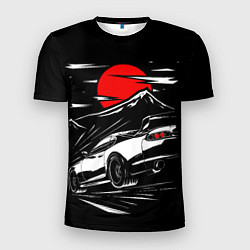 Мужская спорт-футболка Toyota Supra: Red Moon