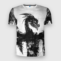 Футболка спортивная мужская SMOKE DRAGON JAPAN, цвет: 3D-принт