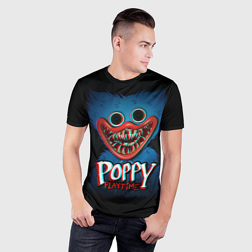 Мужская спорт-футболка Poppy Playtime / 3D-принт – фото 3