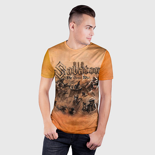 Мужская спорт-футболка The Great War - Sabaton / 3D-принт – фото 3