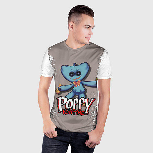 Мужская спорт-футболка POPPY PLAYTIME GAME / 3D-принт – фото 3
