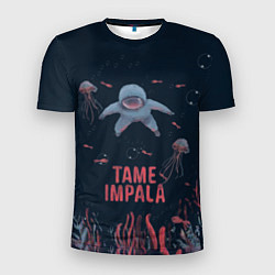 Футболка спортивная мужская Tame impala under water, цвет: 3D-принт
