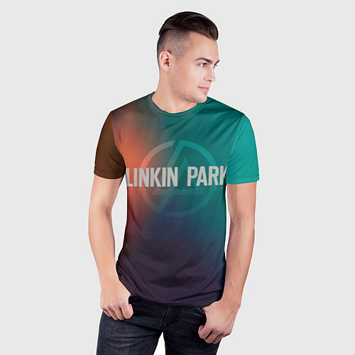Мужская спорт-футболка Studio Collection - Linkin Park / 3D-принт – фото 3