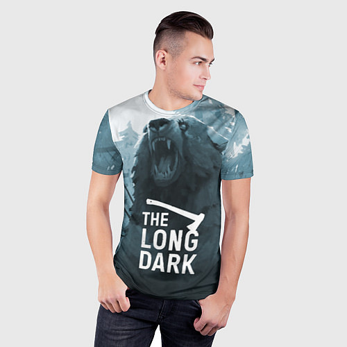 Мужская спорт-футболка The Long Dark медведь / 3D-принт – фото 3