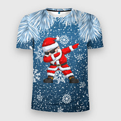 Футболка спортивная мужская DAB SANTA WINTER, цвет: 3D-принт