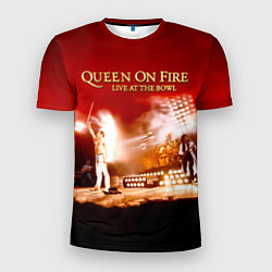 Футболка спортивная мужская Queen on Fire - Live at the Bowl, цвет: 3D-принт