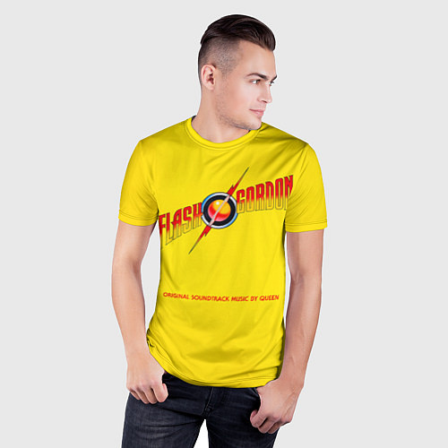 Мужская спорт-футболка Flash Gordon - Queen / 3D-принт – фото 3
