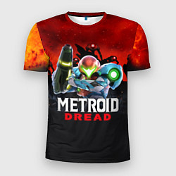 Футболка спортивная мужская Space Fight Metroid Dread, цвет: 3D-принт