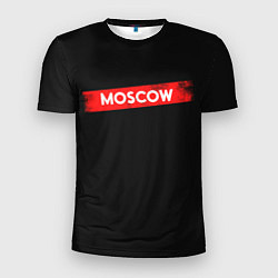 Футболка спортивная мужская MOSCOW БУМАЖНЫЙ ДОМ, цвет: 3D-принт