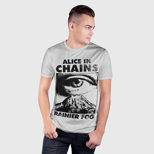 Мужская спорт-футболка Alice ine cains Eye / 3D-принт – фото 3