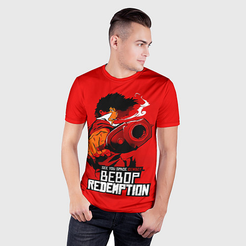 Мужская спорт-футболка See you space cowboy BEBOP REDEMPTION / 3D-принт – фото 3