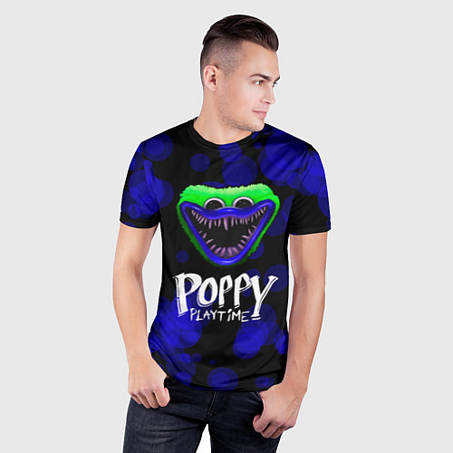 Мужская спорт-футболка Poppy Playtime воздушные шары / 3D-принт – фото 3