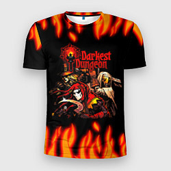 Футболка спортивная мужская Darkest Dungeon Heroes, цвет: 3D-принт