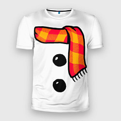 Футболка спортивная мужская Snowman Outfit, цвет: 3D-принт