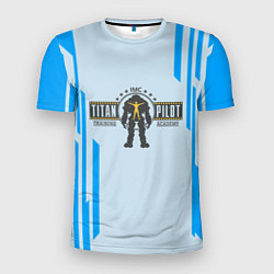 Футболка спортивная мужская Школа пилотов Титанов, цвет: 3D-принт
