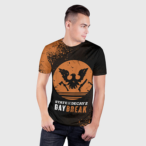 Мужская спорт-футболка Day break State of Decay 2 / 3D-принт – фото 3