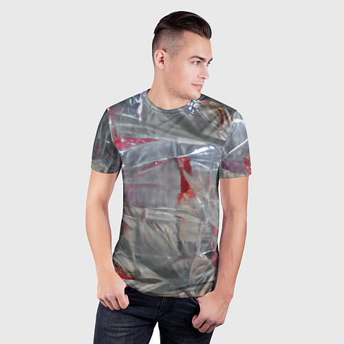 Мужская спорт-футболка Кровавая пленка / 3D-принт – фото 3