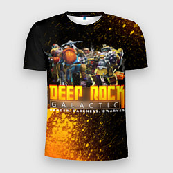 Футболка спортивная мужская Deep Rock Galactic Герои, цвет: 3D-принт