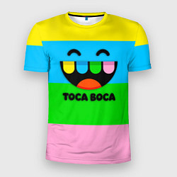 Футболка спортивная мужская Toca Boca Logo Тока Бока, цвет: 3D-принт