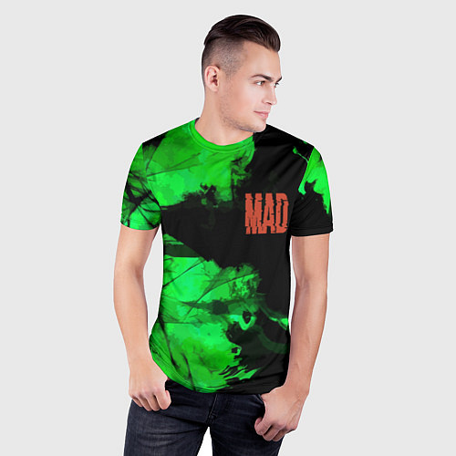 Мужская спорт-футболка Mad 2077 / 3D-принт – фото 3