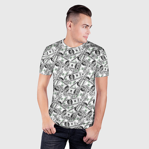 Мужская спорт-футболка Миллионер Millionaire / 3D-принт – фото 3
