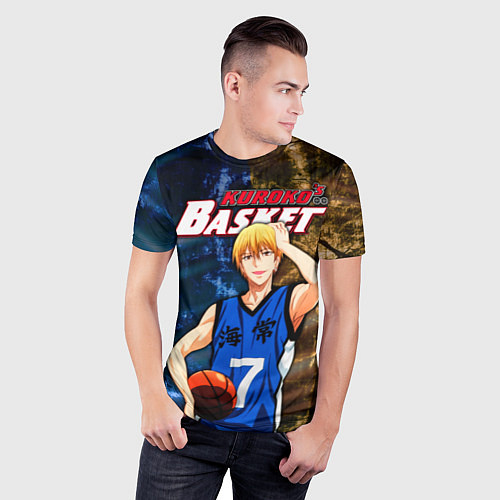 Мужская спорт-футболка Kuroko no Basuke, Рёта Кисе Kise Ryota / 3D-принт – фото 3