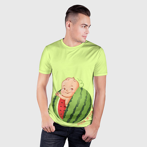 Мужская спорт-футболка Моя ягодка / 3D-принт – фото 3