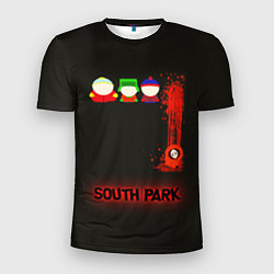 Футболка спортивная мужская Южный парк главные персонажи South Park, цвет: 3D-принт