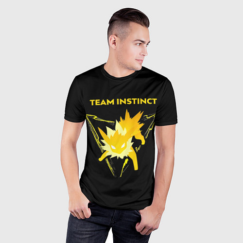 Мужская спорт-футболка Team Instinct - Pokemon GO / 3D-принт – фото 3