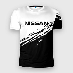 Футболка спортивная мужская Nissan ниссан, цвет: 3D-принт