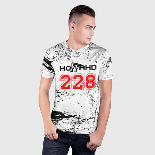 Мужская спорт-футболка 228 - Гранж / 3D-принт – фото 3