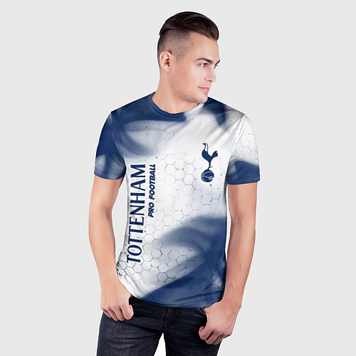 Мужская спорт-футболка TOTTENHAM HOTSPUR Pro Football - Пламя / 3D-принт – фото 3