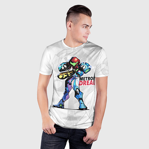 Мужская спорт-футболка Metroid Dread - Samus / 3D-принт – фото 3