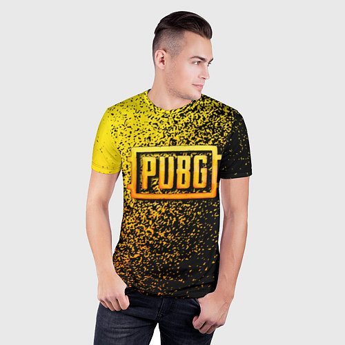 Мужская спорт-футболка PUBG - ПАБГ ОСКОЛКИ / 3D-принт – фото 3