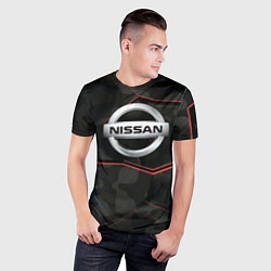 Футболка спортивная мужская Nissan xtrail, цвет: 3D-принт — фото 2