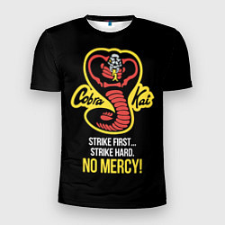 Футболка спортивная мужская Cobra Kai - No mercy!, цвет: 3D-принт