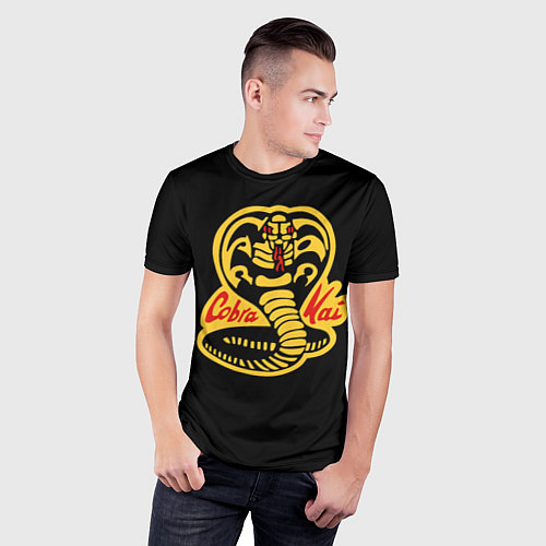 Мужская спорт-футболка Cobra Kai - Кобра Кай / 3D-принт – фото 3
