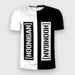 Футболка спортивная мужская Hoonigan Автоспорт спина, цвет: 3D-принт