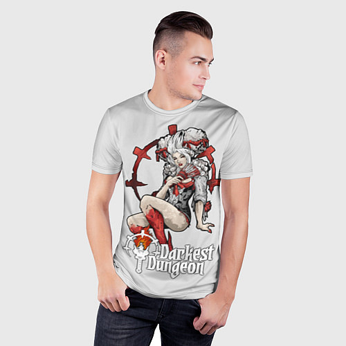 Мужская спорт-футболка Darkest Dungeon - Crimson Court / 3D-принт – фото 3