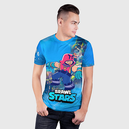 Мужская спорт-футболка Grom Brawl Stars art / 3D-принт – фото 3
