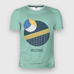 Футболка спортивная мужская Volleyball Спорт, цвет: 3D-принт