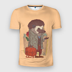 Футболка спортивная мужская Городской ёж, цвет: 3D-принт